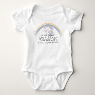 Magisches Zitat Baby Strampler
