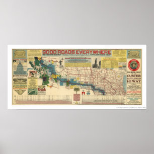 Magistrale des Custers - 1925 Poster