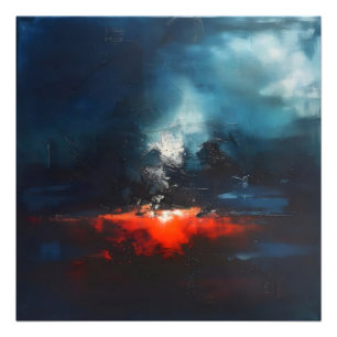 Magma Abstrakt Art Fotodruck