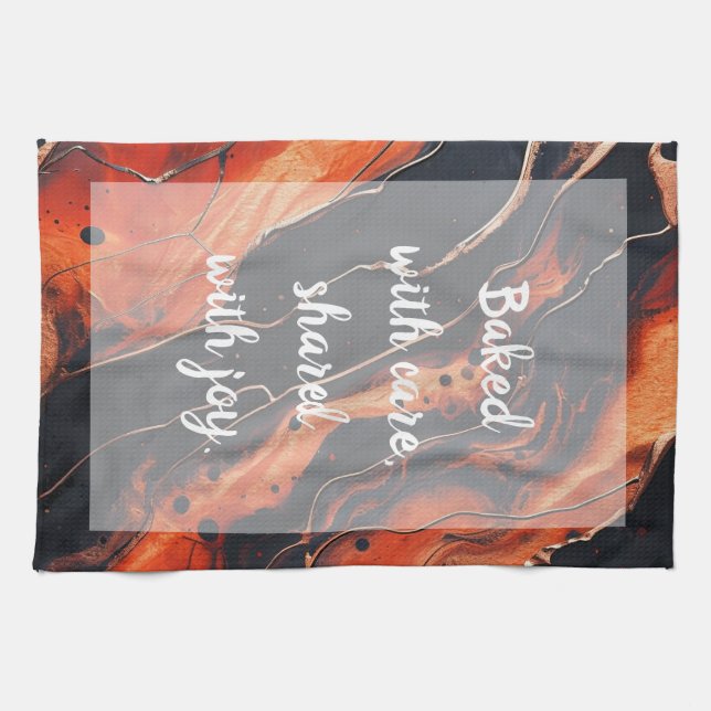 Magma Bloom Kitchen Handtücher (Horizontal)