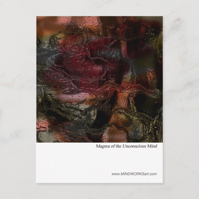 Magma des Unbewussten Postkarte (Vorderseite)
