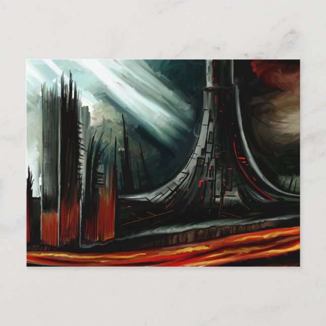 Magma Postkarte (Vorderseite)