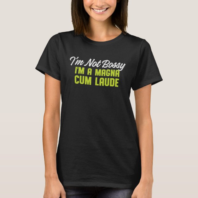 Magna CumLaude Graduate Class Abschluss T-Shirt (Vorderseite)