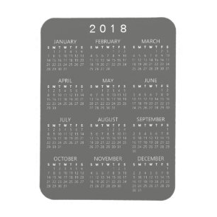 Magnet 2018 - Mittelgrau