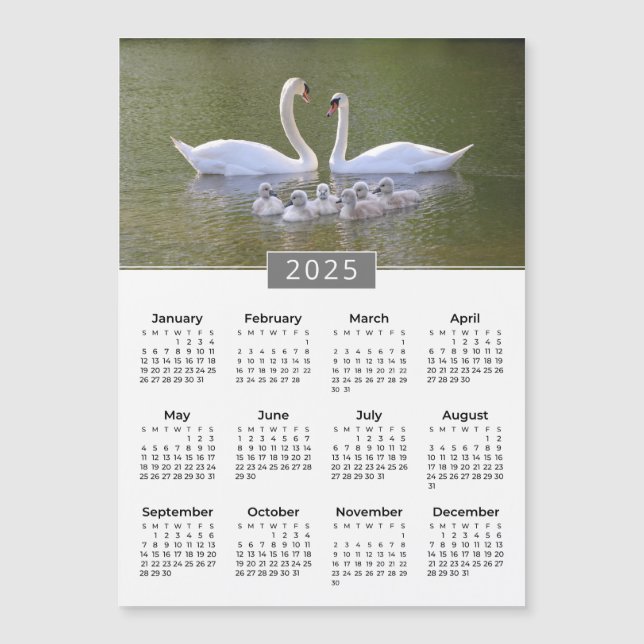 Magnet 2025 Kalender (Vorderseite)