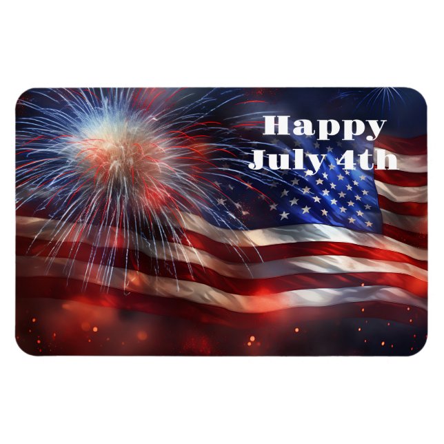 Magnet 4. Juli (Horizontal)