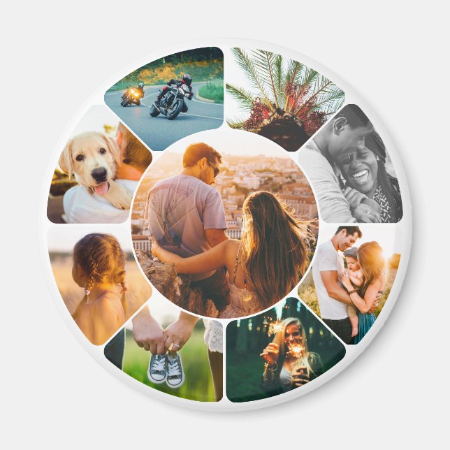 Magnet 9 Foto gerundet (Vorne)