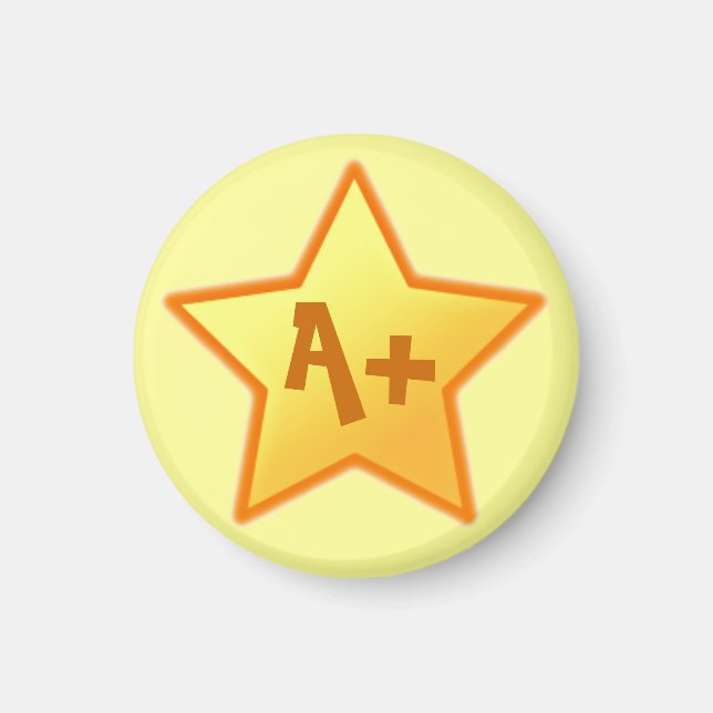 Magnet: A+ Star Motivierend Magnet (Vorne)