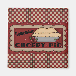 Magnet à tarte aux cerises fait maison
