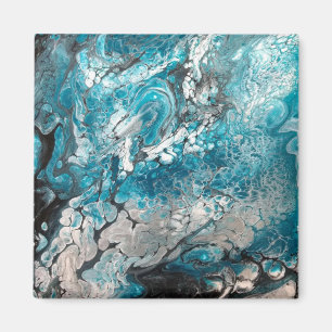 Magnet Abstrait en gras et noir