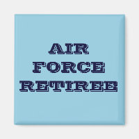 Magnet Air Force Retiree