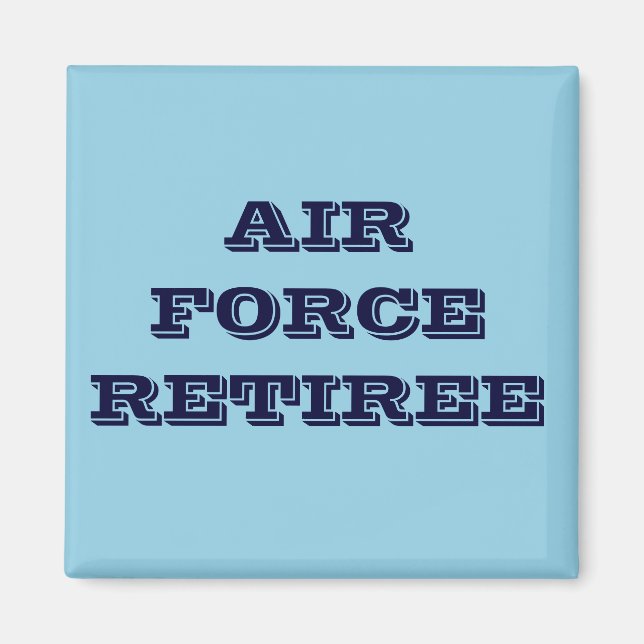 Magnet Air Force Retiree (Vorne)