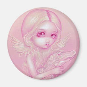 Magnet "Albino Alligator Angel"