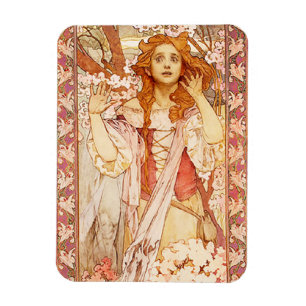 Magnet Alphonse Mucha Jeanne d'Arc