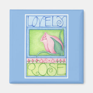 Magnet als Rose