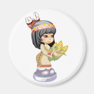 Magnet amérindien pour filles