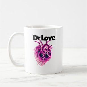 Magnet Anatomisches Herz rosa lila Neon elektrisch Kaffeetasse