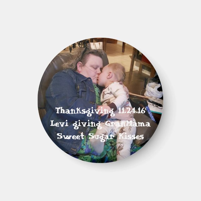 Magnet anpassen Fügen Sie Ihr Foto hinzu (Vorne)