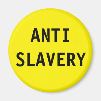 Magnet Anti Slavery Yellow