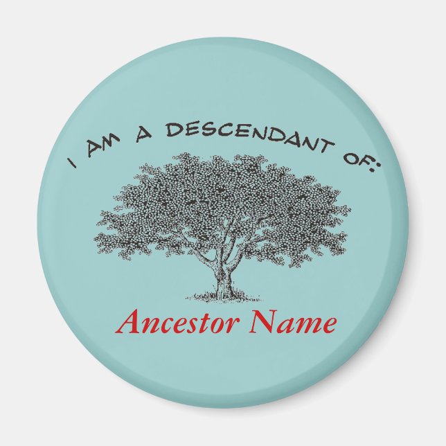 Magnet - Arbre généalogique (Devant)