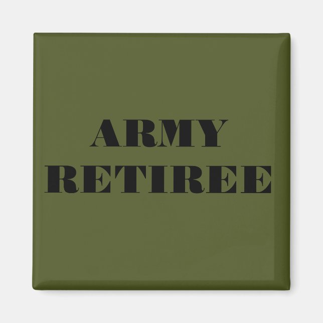 Magnet Army Retiree (Vorne)