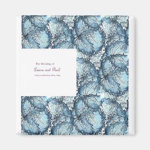 Magnet artistique de carré de mariage