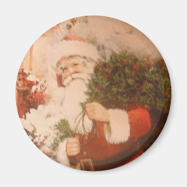 Magnet avec Père Noël (Devant)