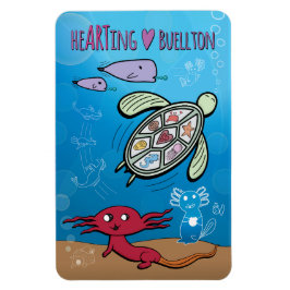 Magnet - Axolotls Untermeer - Buellton.Art