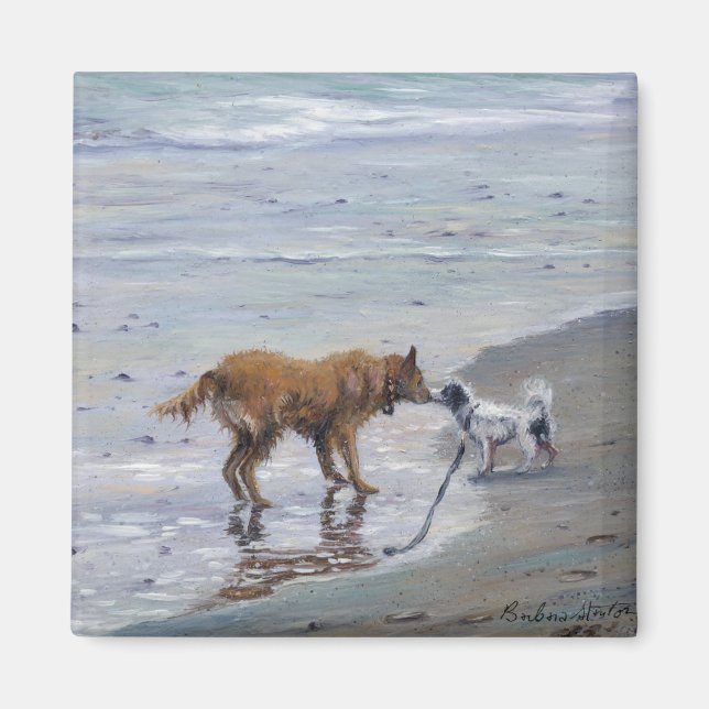 Magnet "Baisers de chien" (Devant)