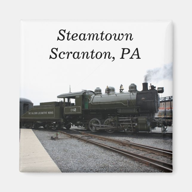 Magnet Baldwin Steamtown (Devant)