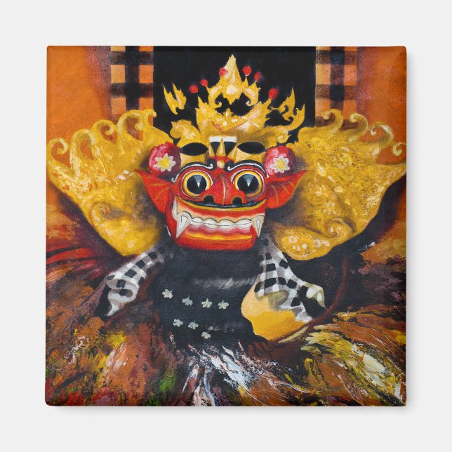 Magnet balinais Barong (Devant)