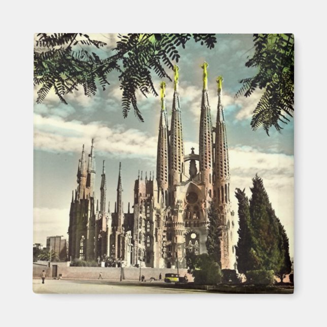 Magnet - Barcelone, Sagrada Familia (Devant)
