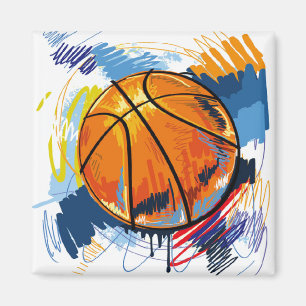 Magnet-Basketball Magnet