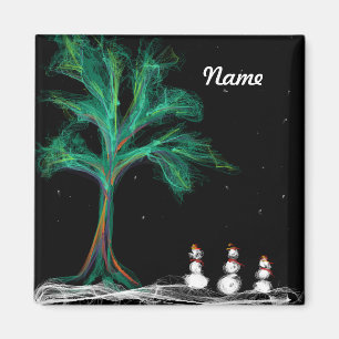 Magnet-Baum + Smowmen Magnet
