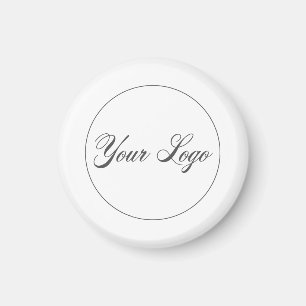 Magnet blanc du logo de votre entreprise