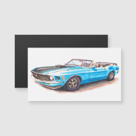 Magnet bleu Mustang 1970