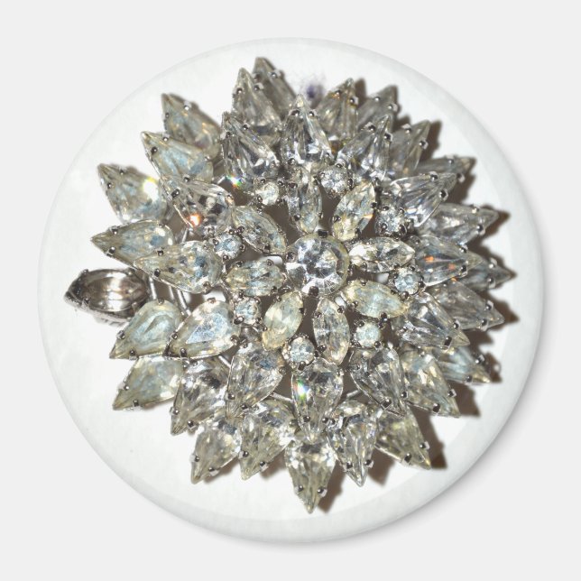 Magnet Bling Rockabilly Starburst Vintage Brooch (Devant)