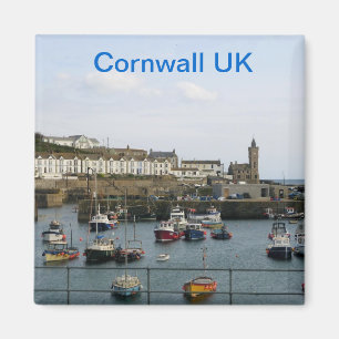 MAGNET - Boote im Dorfhafen - Cornwall