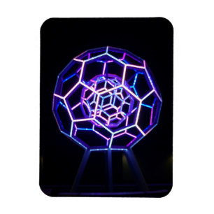 Magnet Buckyball Skulptur-#4