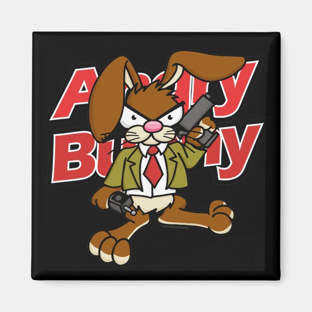 Magnet Bunny en colère 1 (Devant)