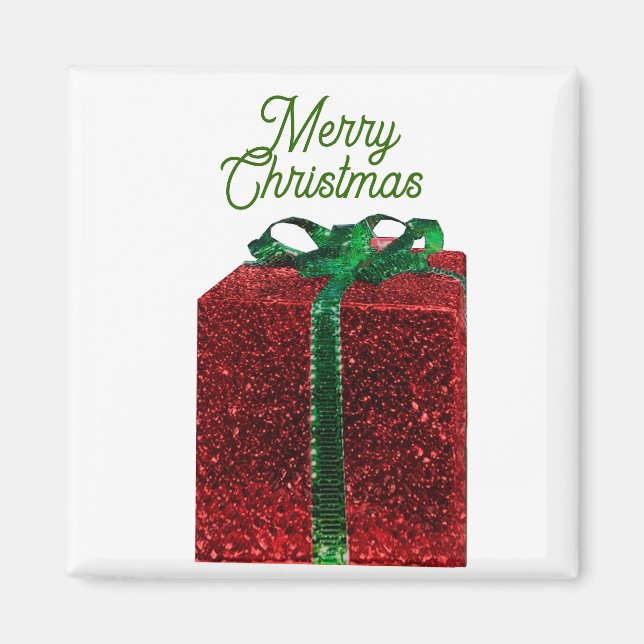 Magnet cadeau de Noël (Devant)