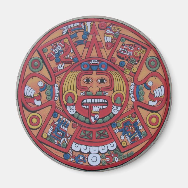 Magnet calendrier maya (Devant)