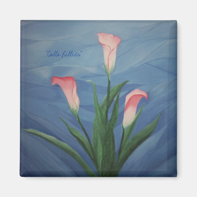 Magnet "Calla Lilien" (Vorne)