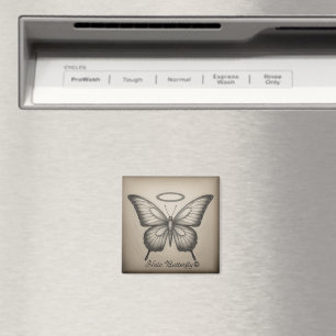 Magnet Carré de logo de marque de marque Halo Butt