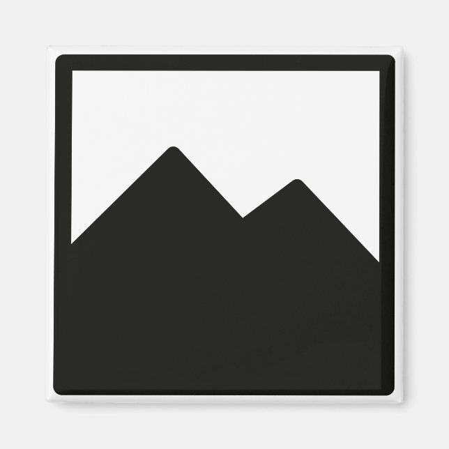 Magnet Carré de marchandises d'affaires (Devant)