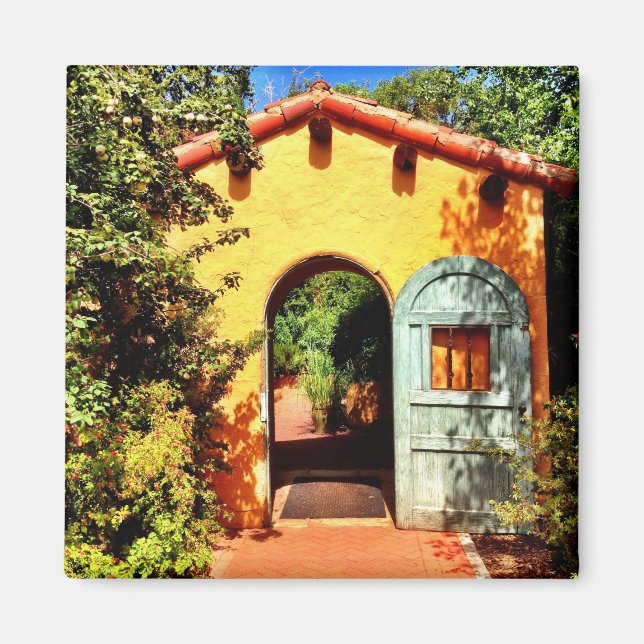 Magnet Carré de porte d'arche du Jardin du Sud-Oue (Devant)
