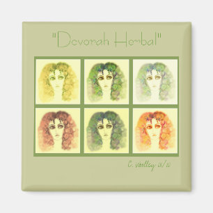 Magnet Carré "Devorah Herbal"