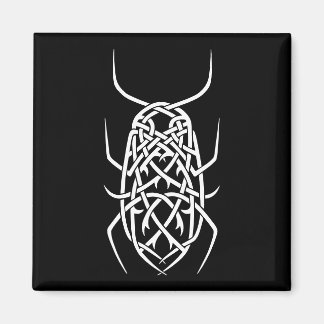 Magnet Carré d'impression blanc