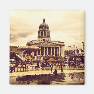 Magnet Carré du marché de Nottingham