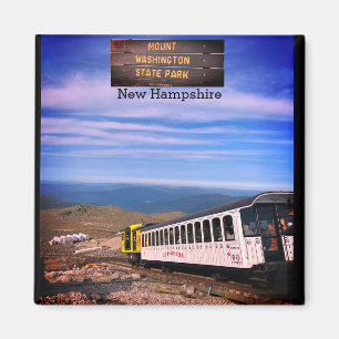 Magnet Carré du mont Washington New Hampshire